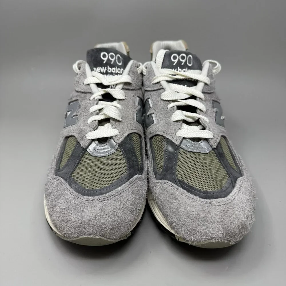 New Balance Teddy Santis 990v2 Men's Size 14 Gray Lace Up Athletic Running Shoes